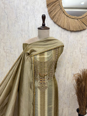 Dazzling Glass Tissue Unstitched Suits
