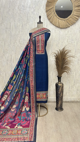 Royal Maheshwari Drapes Unstitched suit