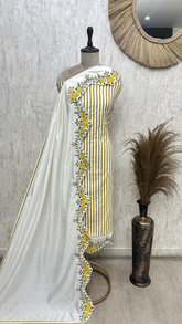 Classic Charm Mul chanderi Unstitched suit