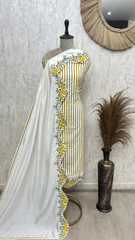 Classic Charm Mul chanderi Unstitched suit