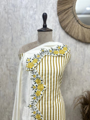Classic Charm Mul chanderi Unstitched suit