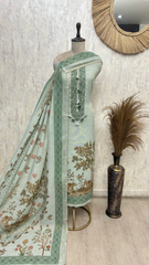 Subtle Charm Design Linen Unstitched suit
