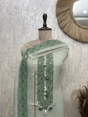 Subtle Charm Design Linen Unstitched suit