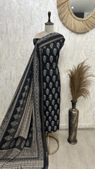 Indigo Paisley Grace Maheshwari Unstitched suit