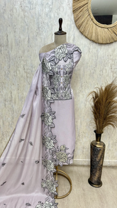 Floral Charm Kota Unstitched suit