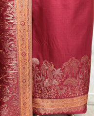 Ethereal Grandeur Fine Cotton silk Unstitched Suits