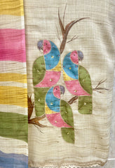 Elegant Jamdani linen Unstitched suit