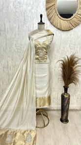 Festive Vibe Linen Unstitched suit