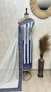 Royal Print Grace Muslin Unstitched suit