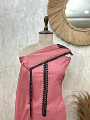 Elegant Ethnic Vibes Linen Cotton Unstitched suit