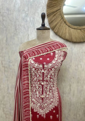 Golden Grace Muslin Unstitched suit