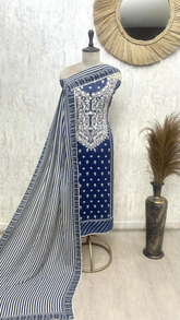 Golden Grace Muslin Unstitched suit