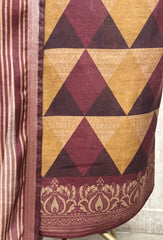 Geometric Heritage Maheshwari Suit