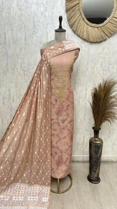 Soft Blush Heritage Unstitched Suit