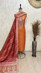 Regal Reverie Dola Silk Unsticthed Suits