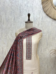 Beyond the Ordinary Weave Tussar Silk Unstitched Suits