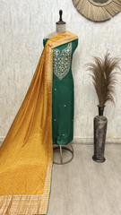 The Festive Keepsake Dola silk Unstitched Suits