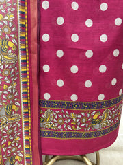 Maheshwari Dot Charm unstitched suits