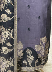 Exquisite Kanjivaram Silk Unstitched Suit