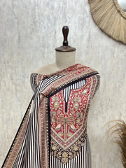 A Contemporary Twist Of Muslin Unstitched Suits