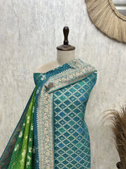 Banarasi Khaddi Georgette Unstitched Suits