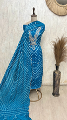 The Artful Allure Of Tafetta Silk Unstitched Suits