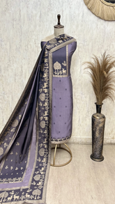 The Enchanted Tapestry of Tradition Kanjivaram Silk Unstitched Suits