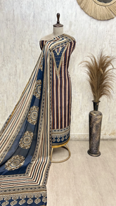 The Art of Unconventional Prints Crepe Unstitched Suits