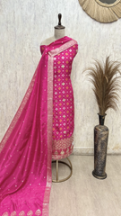 The Regal Imprint Dola Silk Unstitched Suits