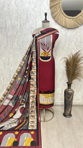 Urban Maheshwari Charm Unstitched Suit