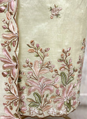 Blooming Chanderi Tale Unstitched Suit