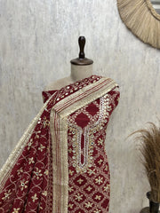 The Royal Intricacy Chinnon Embroidered Unstitched Suits