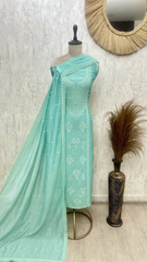 Floral Elegant Unstiched Suit