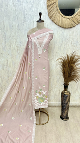 Petal Grace Ensemble Unstitched Suit