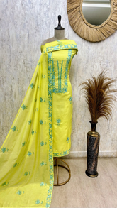 Mul Grace Charm Unstitched Suit