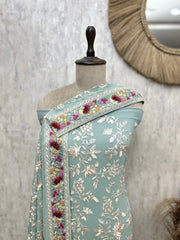 Resham Jaal Georgette Unstitched Suits
