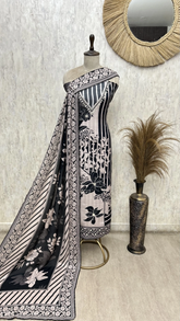 Graphic Garden Muslin Unstitched Suits