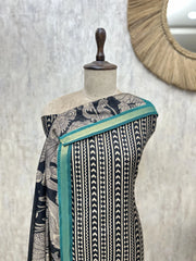 The Tribal Stripe Maheshwari Unstitched Suits