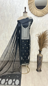 The Heirloom Weave Jamdani Unstitched Suits