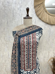 The Ikat Medallion Maheshwari Unstitched Suits