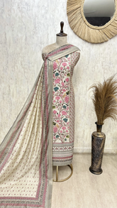 The Floral Manuscript Unstitched Suits