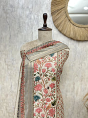 The Floral Manuscript Unstitched Suits