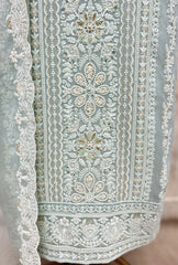 Whispered Chikankari Georgette Unstitched Suits