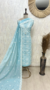 Threaded Elegance Maheshwari Unstitched Suits