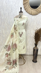 Lacebound Garden Organza Unstitched Suits