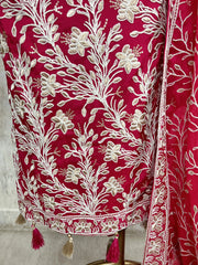 Elegant Embroidered Unstiched Suit