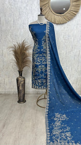 Regal Beauty Crepe Unstiched Suit