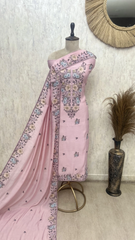 Delicate Petal Charm Unstitched Suits