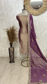 Festive Elegance Unstiched Suit