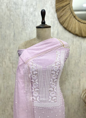Enchanted Petals Mul Cotton Unstitched Suit